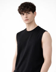 BLACK - TANK TOP Tank tops