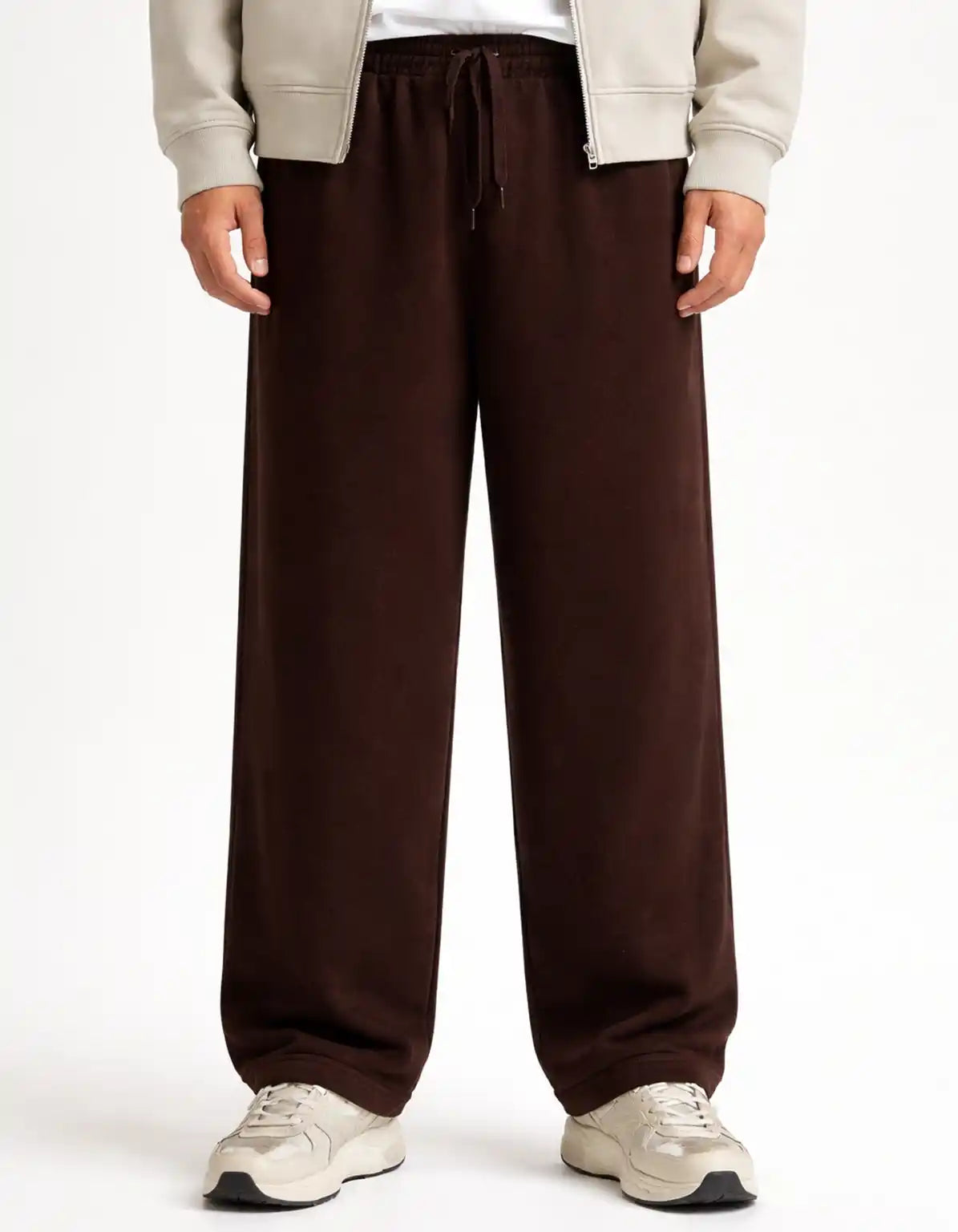 CHOCOLATE BROWN - PREMIUM GAUGE SWEATPANT Sweatpants
