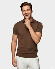 Coffee Brown Men’s Polo T-Shirt