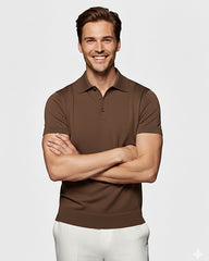 Coffee Brown Men’s Polo T-Shirt