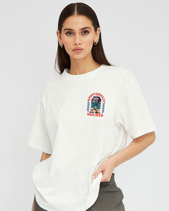Emotionally Drained - Oversized Classic T-Shirt Oversized Tees
