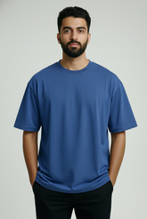 Royal Blue - Oversized Classic T-Shirt Oversized TShirts