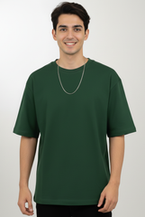 Bottle Green - Oversized Classic T-Shirt Oversized TShirts