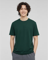 Solid Green Cotton T-Shirt
