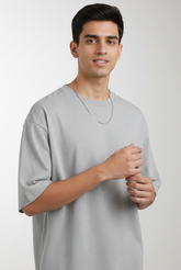 Grey Melange - Oversized Classic T-Shirt Oversized TShirts