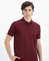 Maroon Classic Men’s Polo T-Shirt Men's Polo Tees