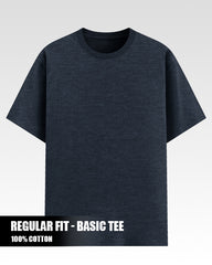 Basic Navy Melange - Unisex T-Shirt