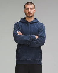 Navy Blue - Acid Washed Hoodie