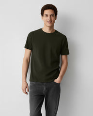 Solid Olive Green Cotton T-Shirt