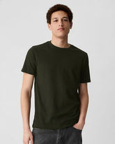 Solid Olive Green Cotton T-Shirt