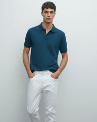Petrol Blue Men’s Polo T-Shirt