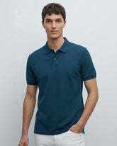 Petrol Blue Men’s Polo T-Shirt Men's Polo Tees