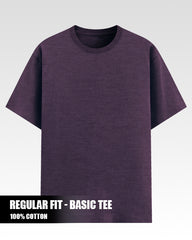 Basic Purple Melange - Unisex T-Shirt