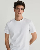 Solid White Cotton T-Shirt Solid Tees