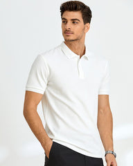 Signature White Men’s Polo T-Shirt