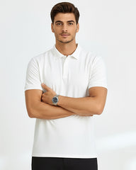 Signature White Men’s Polo T-Shirt