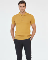 Mustard Yellow Men’s Polo T-Shirt