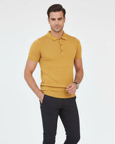 Mustard Yellow Men’s Polo T-Shirt Men's Polo Tees