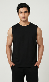 Black - Tank top Tank tops