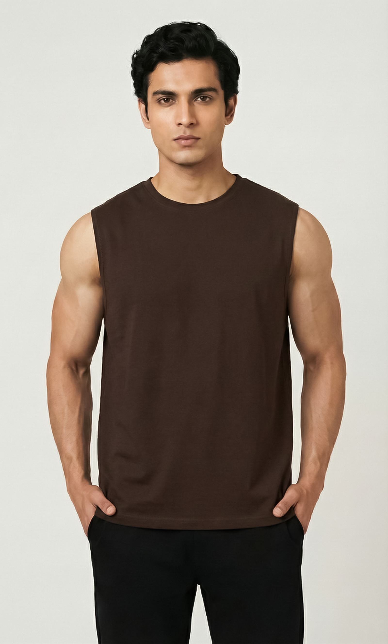 Coffee Brown - Tank top Tank tops