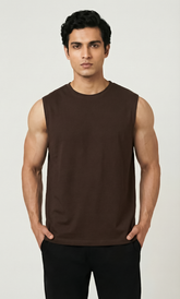 Coffee Brown - Tank top Tank tops