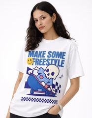 MAKE SOME FREESTYLE - OVERSIZED T-SHIRT Oversized Tshirts