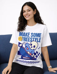 MAKE SOME FREESTYLE - OVERSIZED T-SHIRT Oversized Tshirts