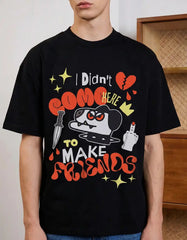 NO FRIENDS - OVERSIZED T-SHIRT Oversized Tshirts