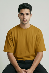 Mustard Yellow - Oversized Classic T-Shirt Oversized TShirts