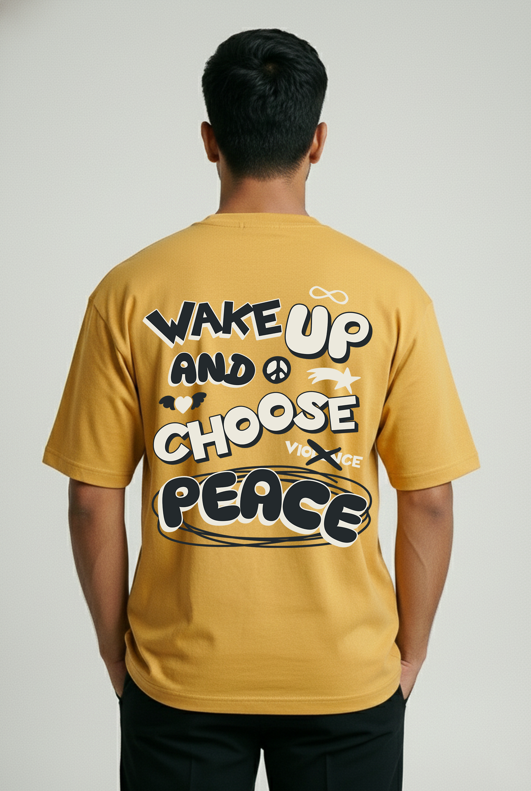 Choose Peace - Oversized T-Shirt Oversized TShirts