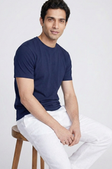 Solid Royal Blue Cotton T-Shirt Tshirts