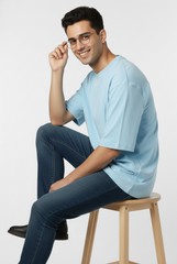 Baby Blue - Oversized Classic T-Shirt Oversized TShirts