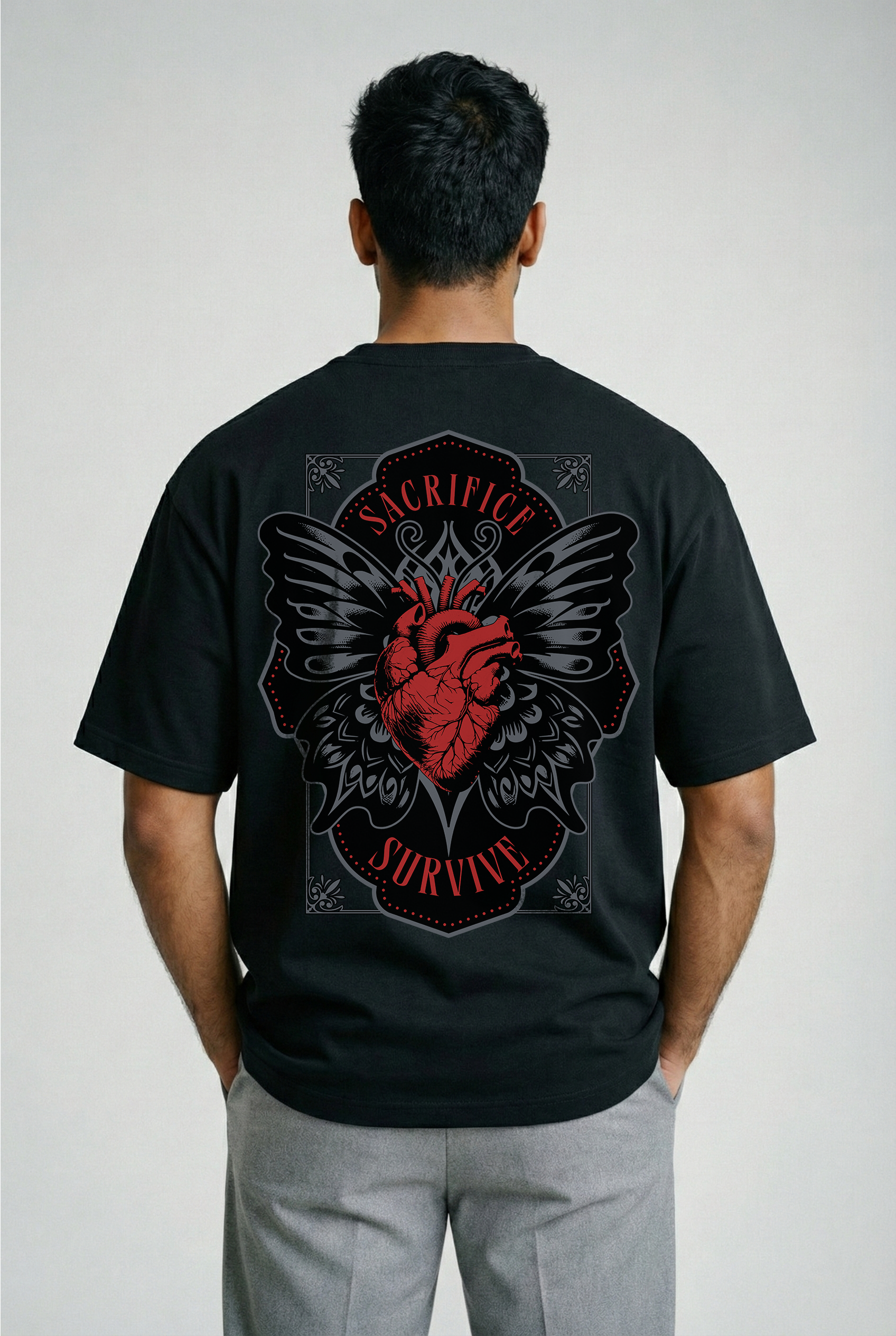 Sacrifice & Survive - Oversized T-Shirt Oversized TShirts