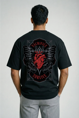 Sacrifice & Survive - Oversized T-Shirt Oversized TShirts