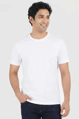Solid White Cotton T-Shirt Tshirts