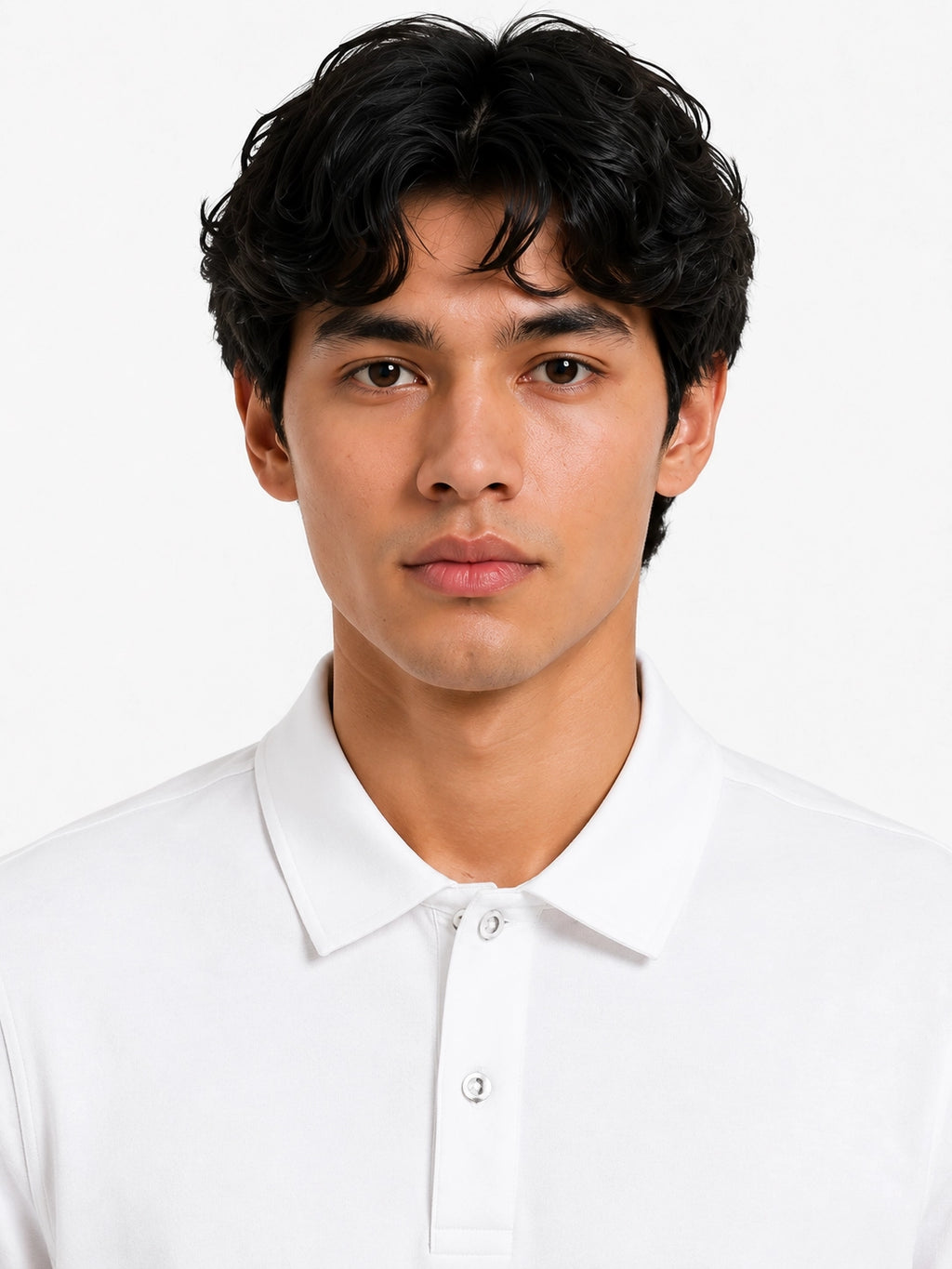 WHITE - POLO TSHIRT