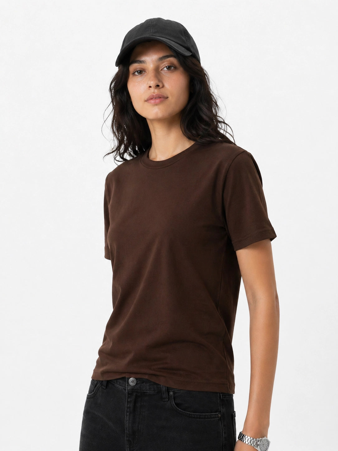 BROWN - REGULAR FIT TSHIRT