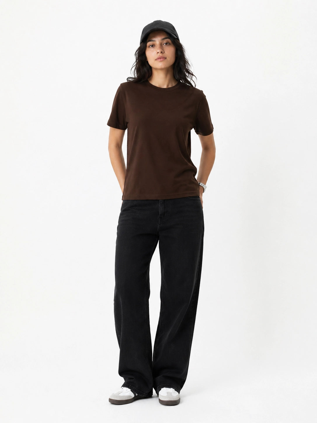 BROWN - REGULAR FIT TSHIRT