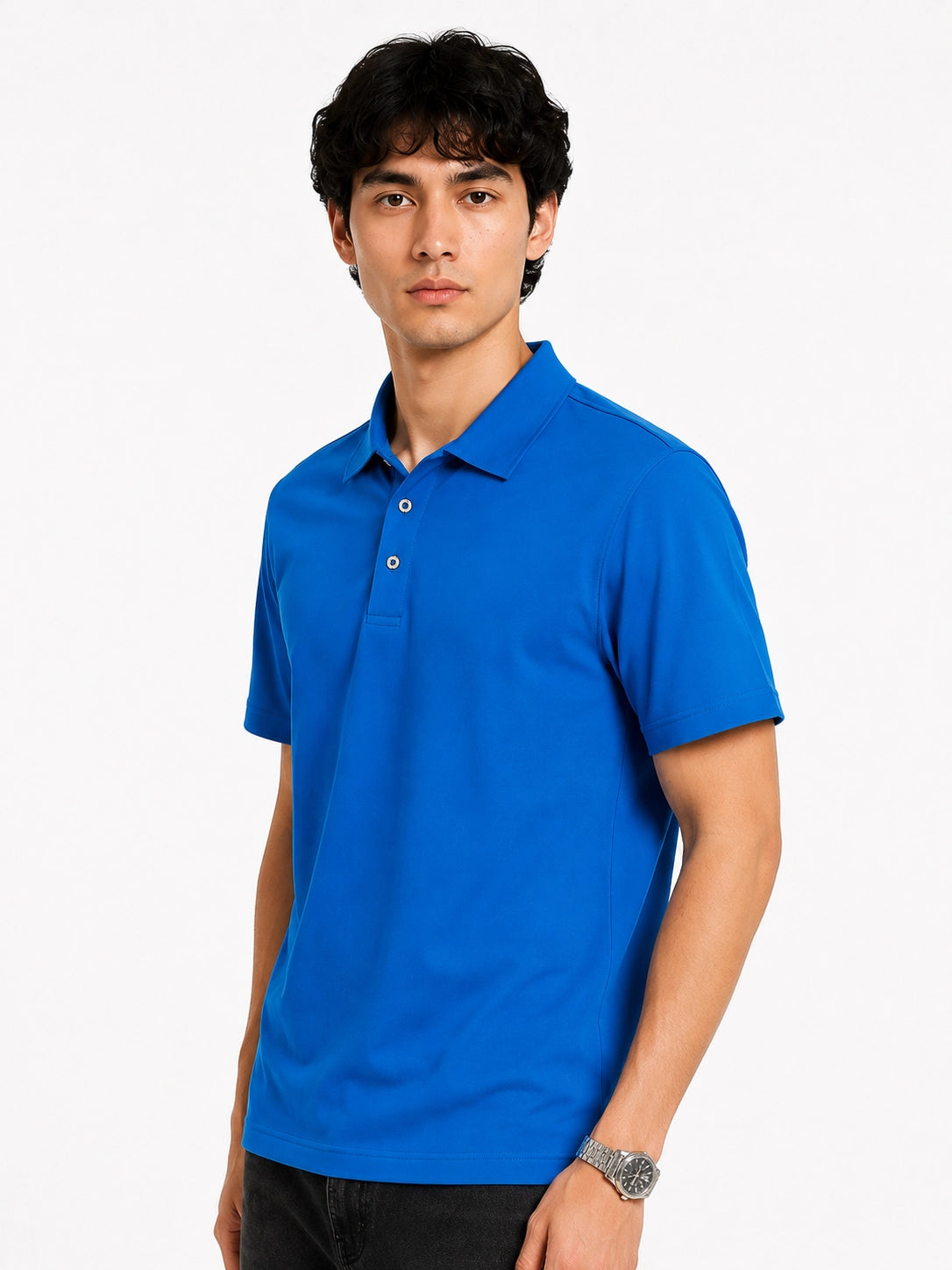 BLUE - POLO TSHIRT