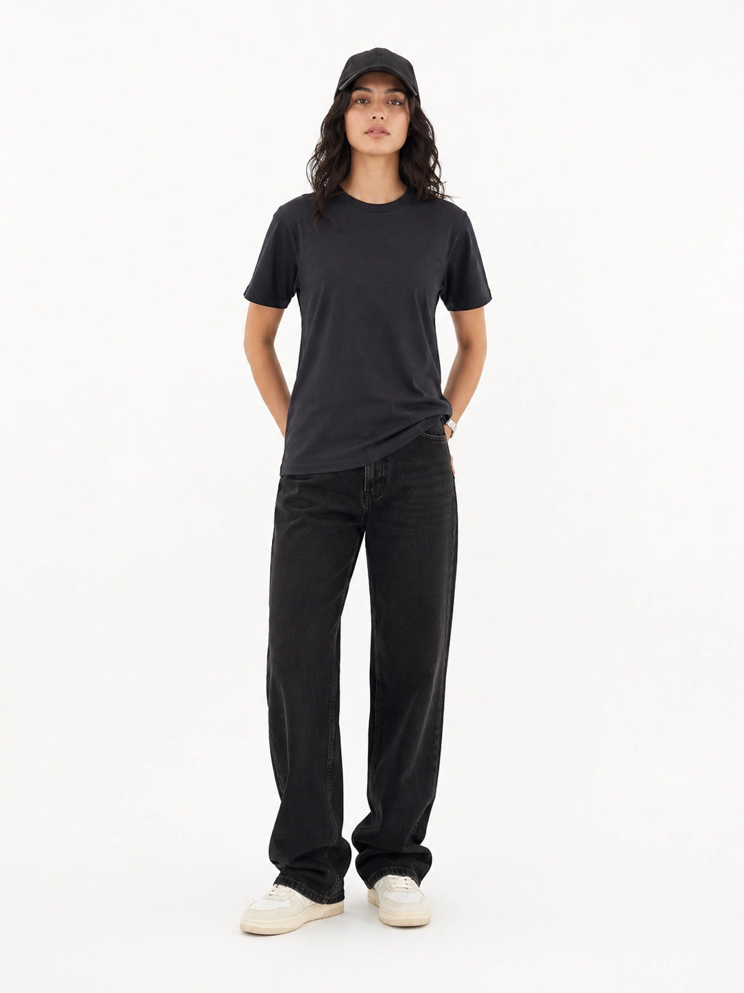 CHARCOAL GREY - REGULAR FIT TSHIRT