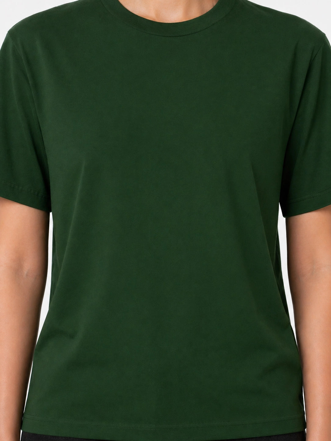DARK GREEN - REGULAR FIT TSHIRT