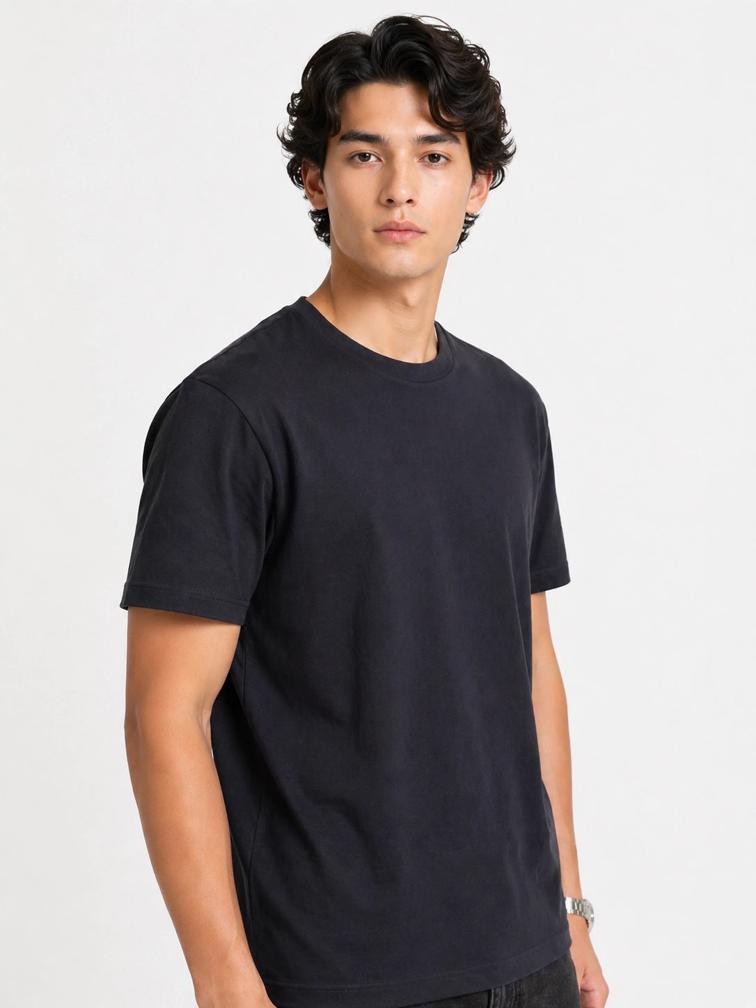 CHARCOAL GREY - REGULAR FIT TSHIRT