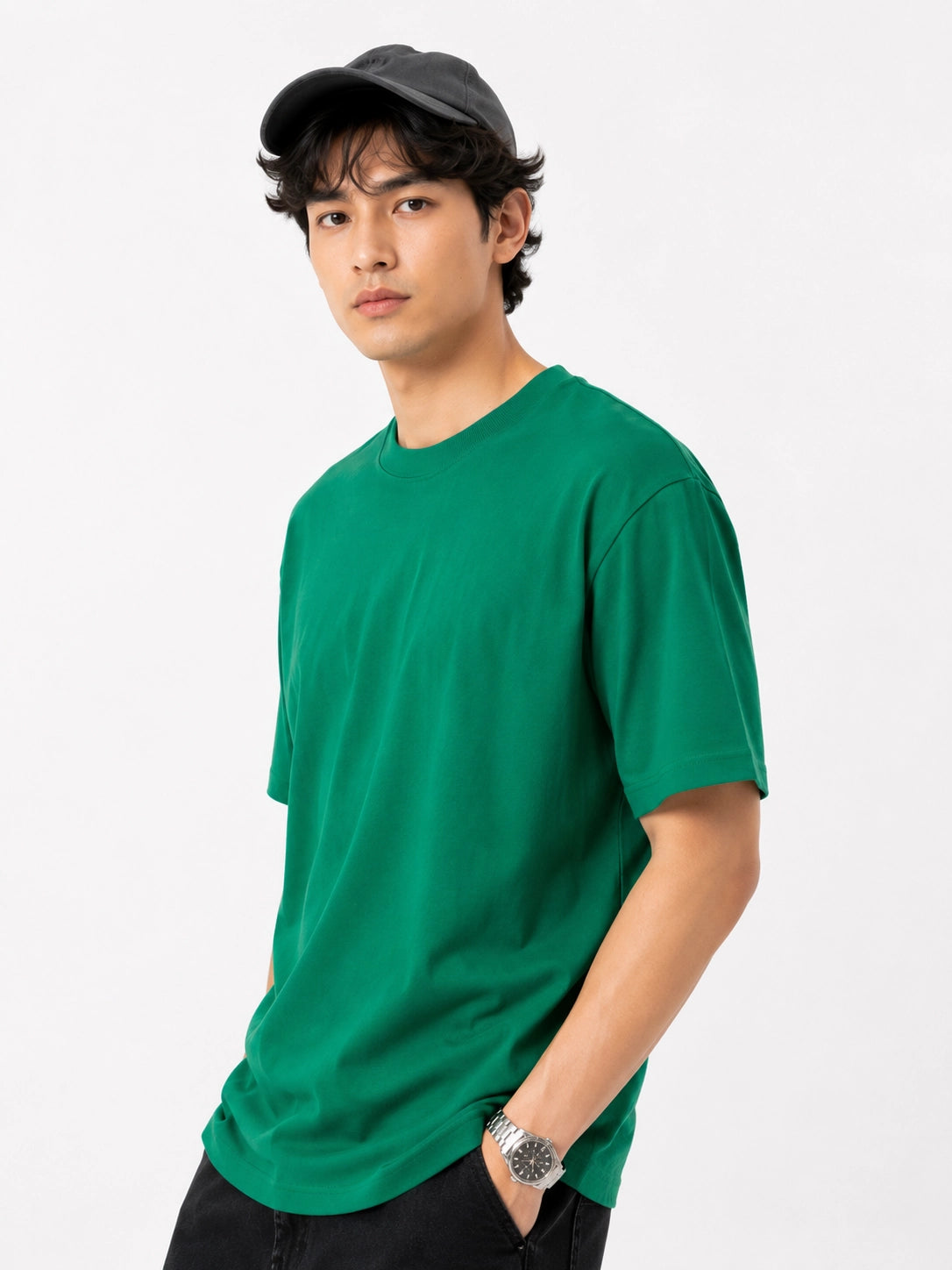 GREEN - OVERSIZED CLASSIC T-SHIRT