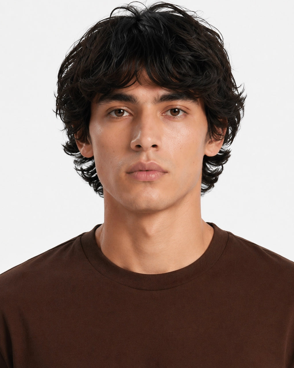 BROWN - REGULAR FIT TSHIRT