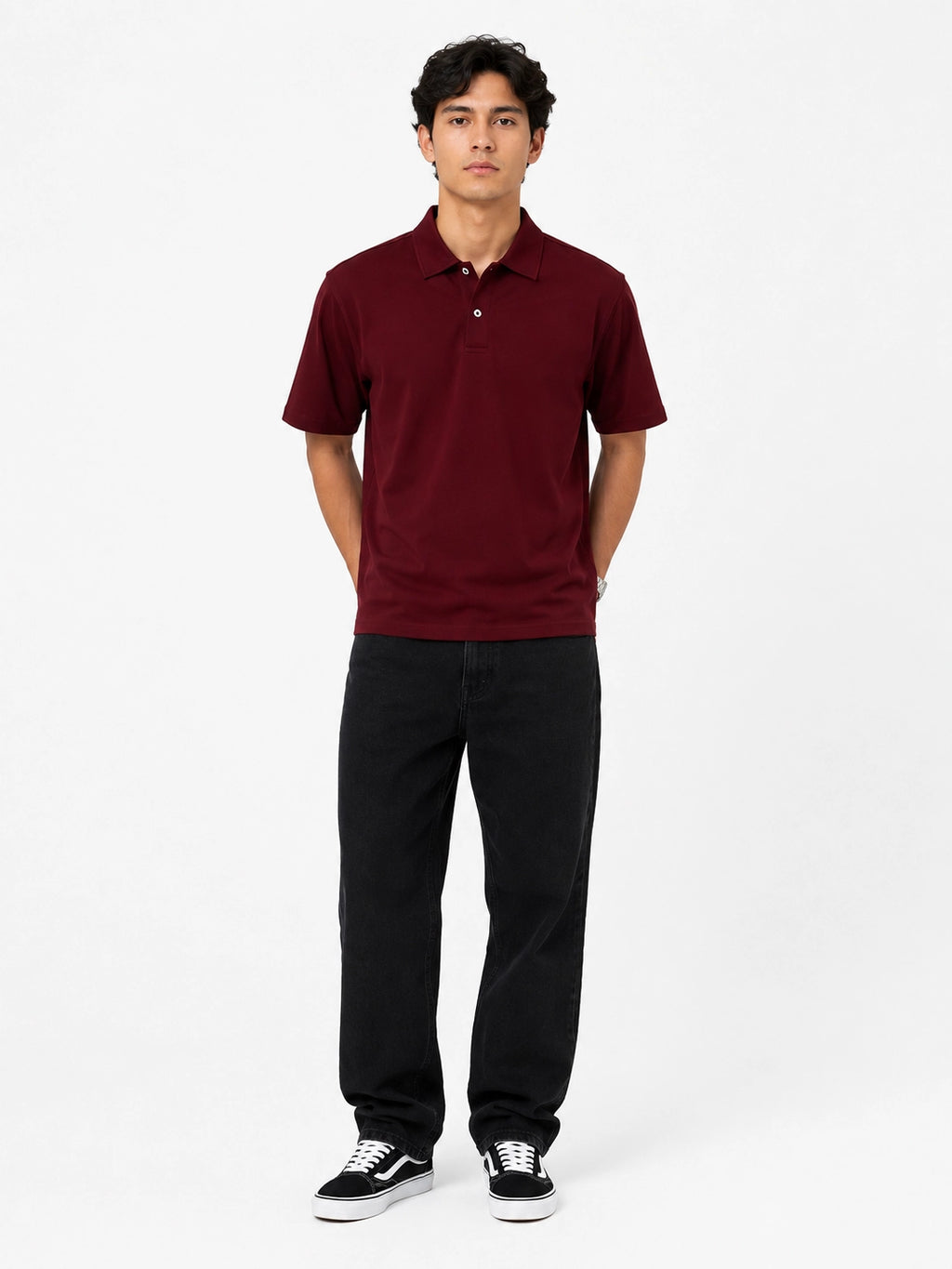 MAROON - POLO TSHIRT