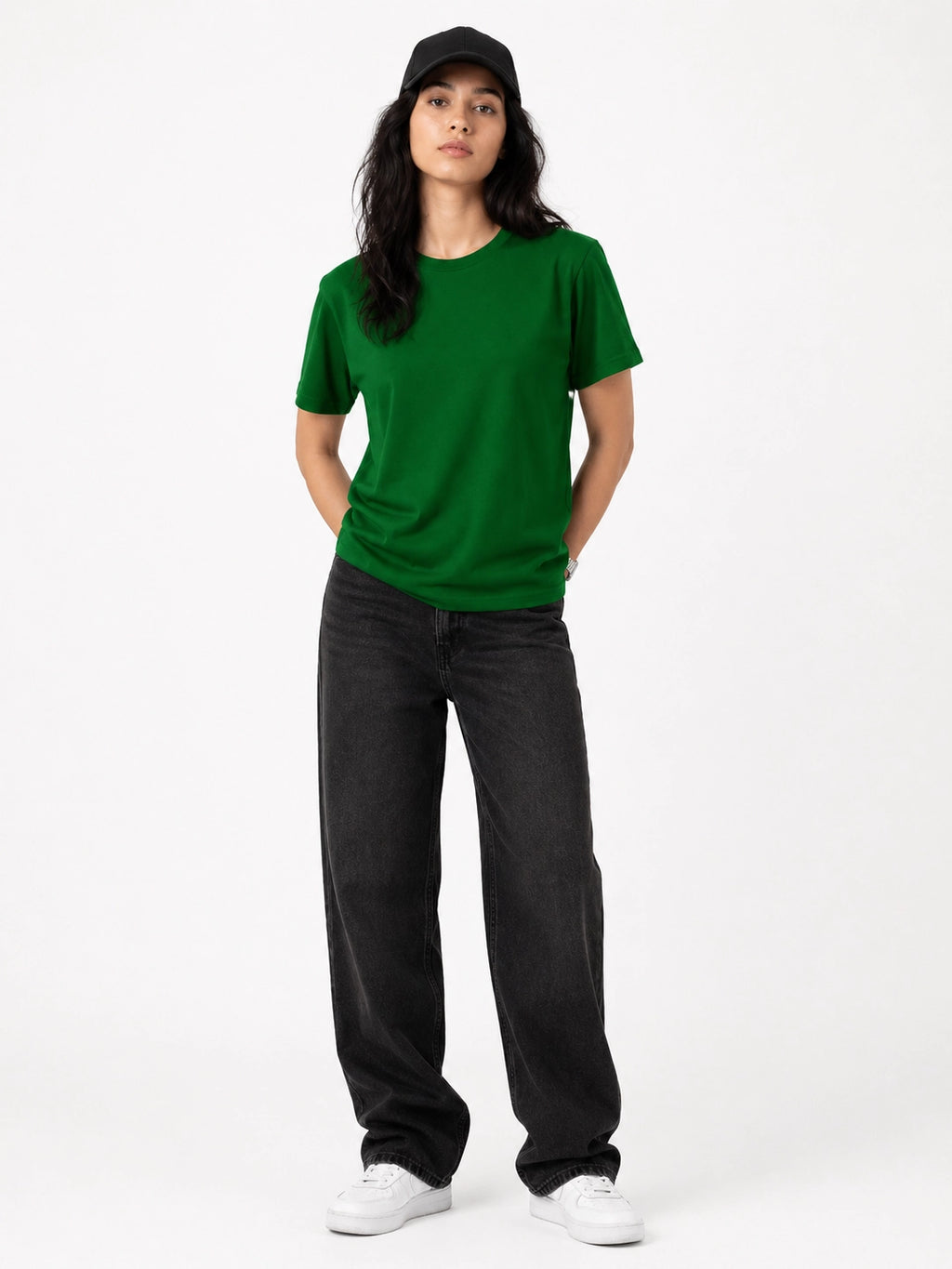 GREEN - REGULAR FIT TSHIRT