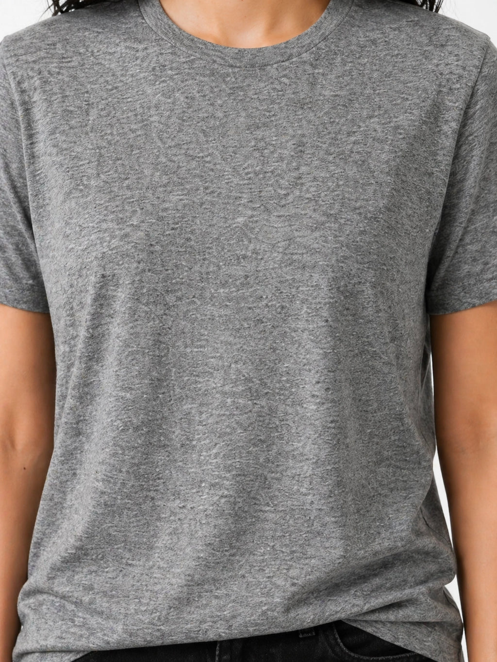 GREY MELANGE - REGULAR FIT TSHIRT