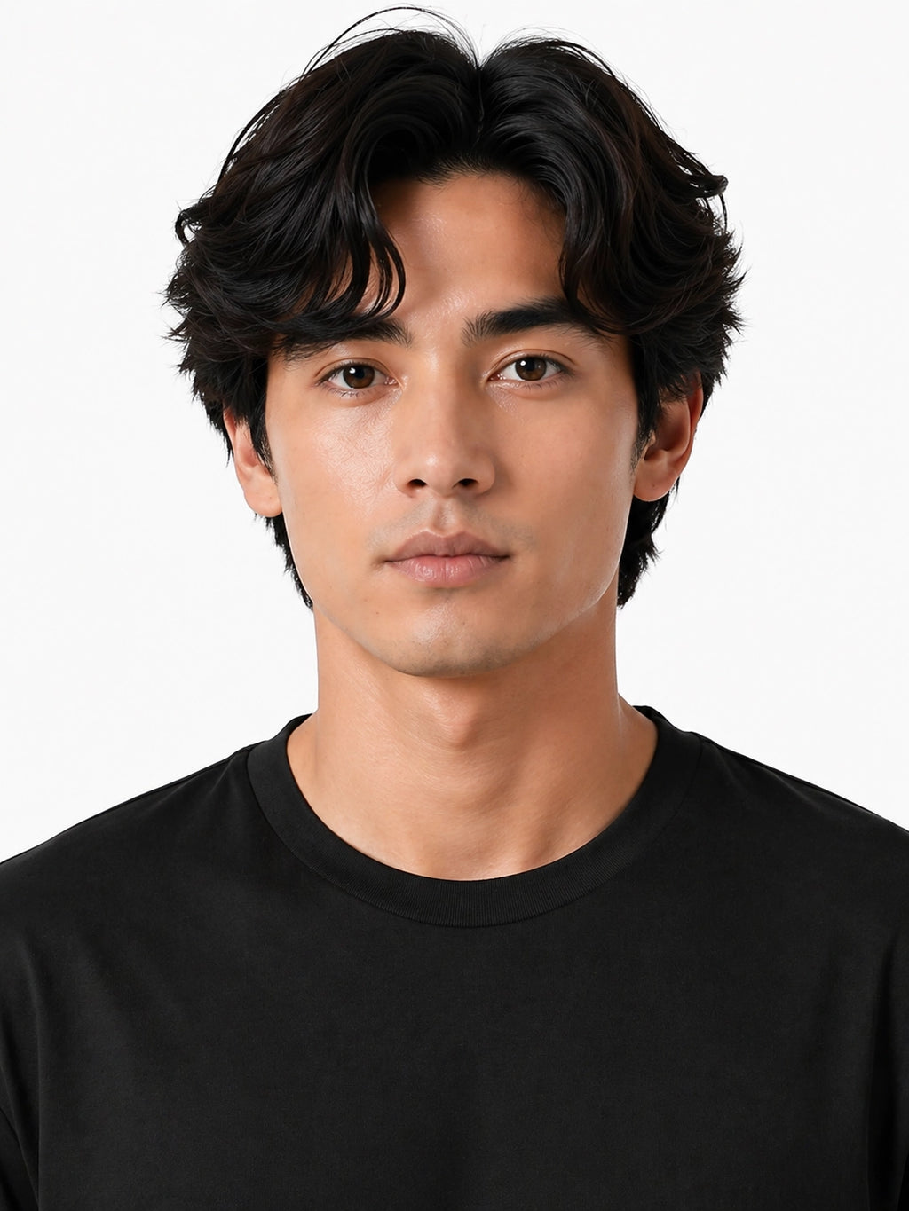 BLACK - REGULAR FIT TSHIRT