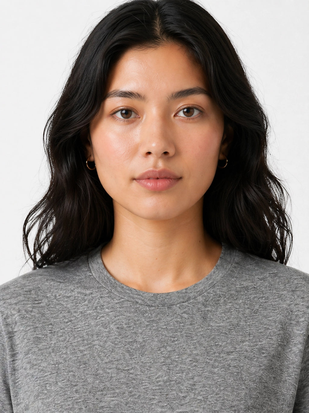 GREY MELANGE - REGULAR FIT TSHIRT