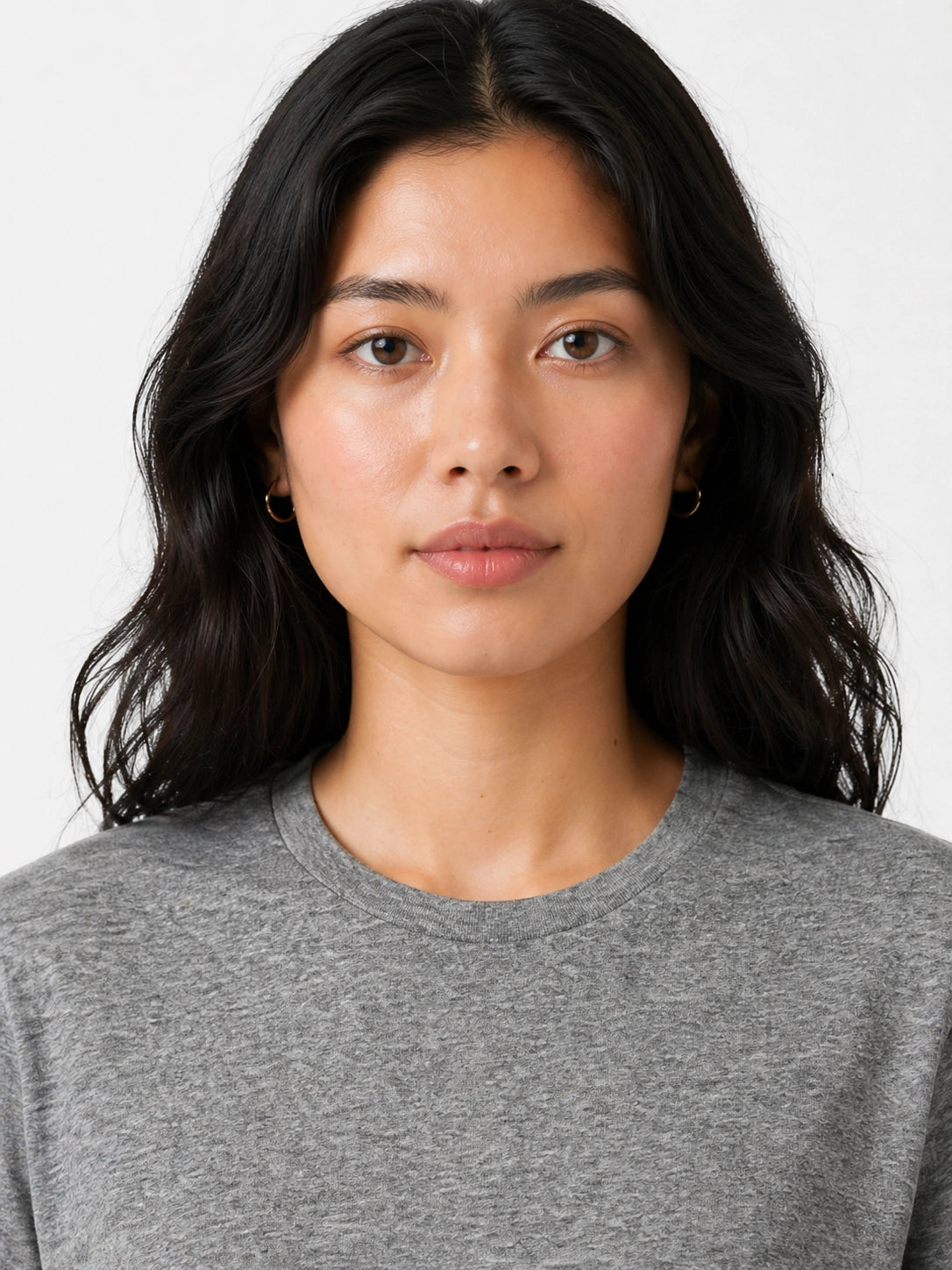 GREY MELANGE - REGULAR FIT TSHIRT
